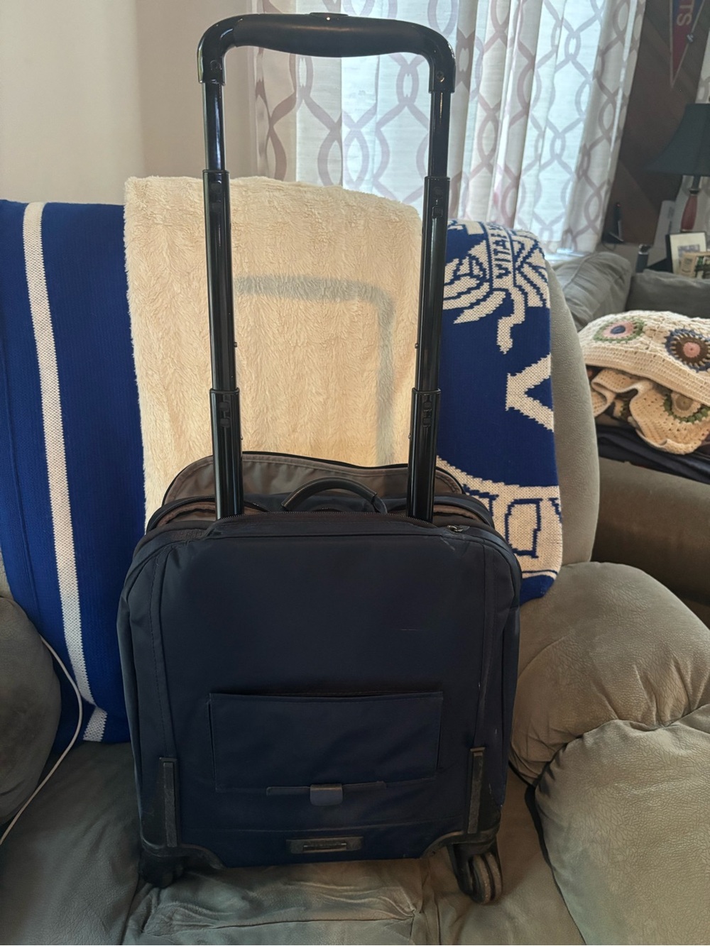 TUMI Oslo Rolling Compact Carry-On Bag - Navy